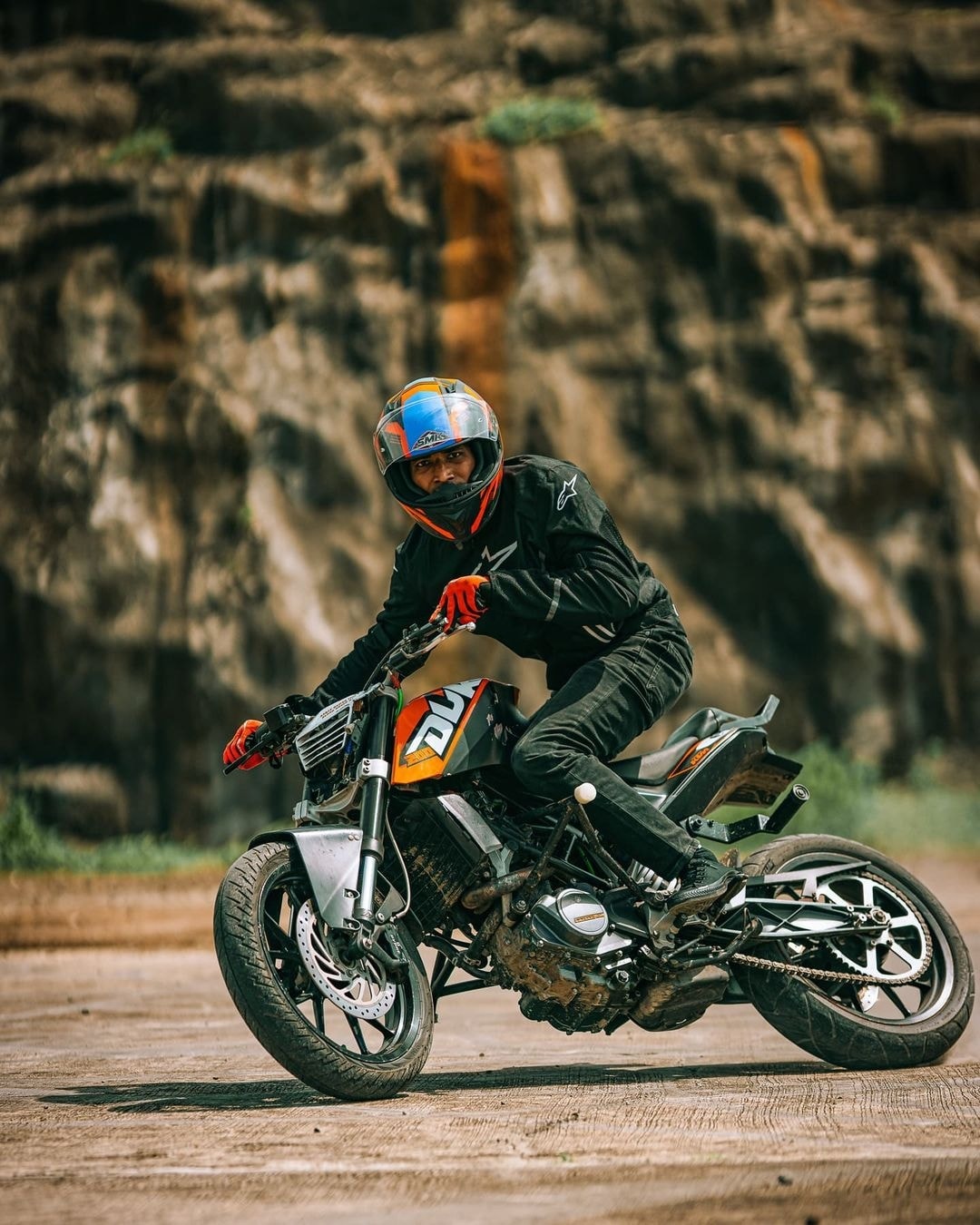Sparrowteck Performance motorcycle action shot 1
